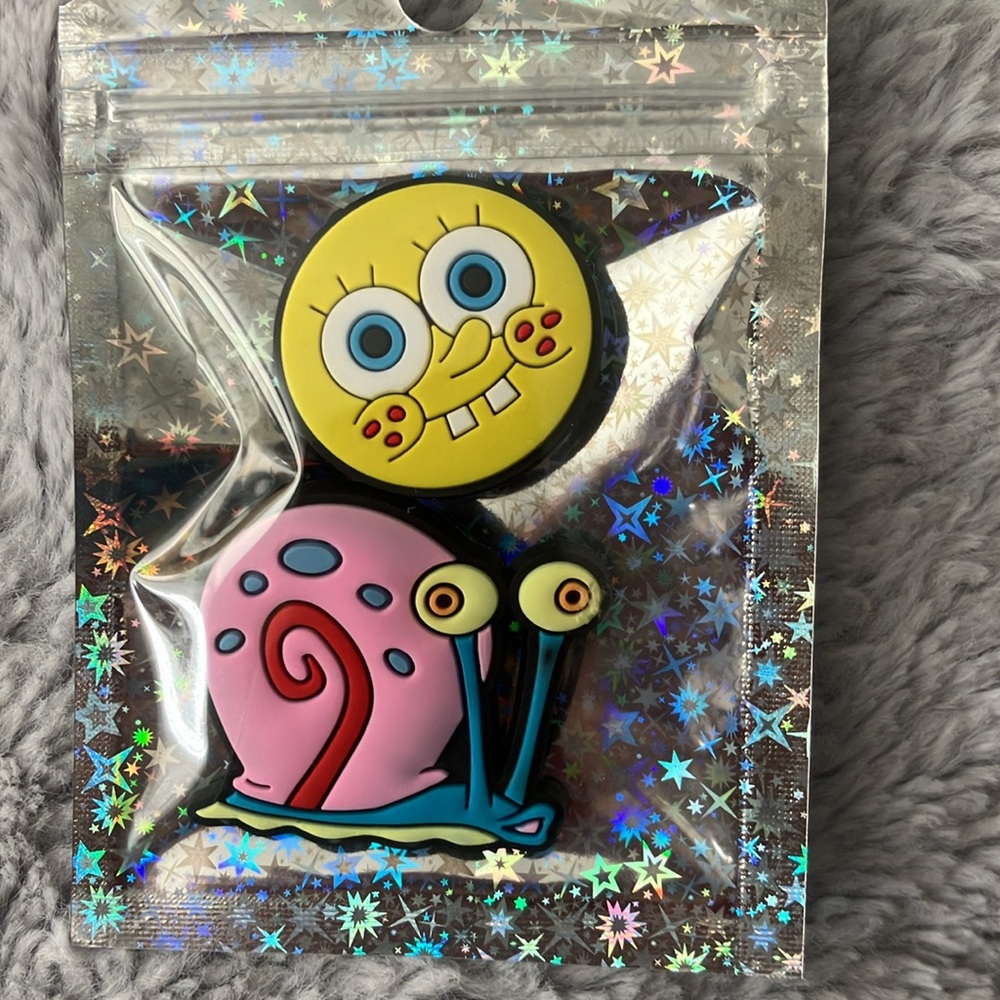 SpongeBob SquarePants Themed Shoe Charms for crocks or similar shoes